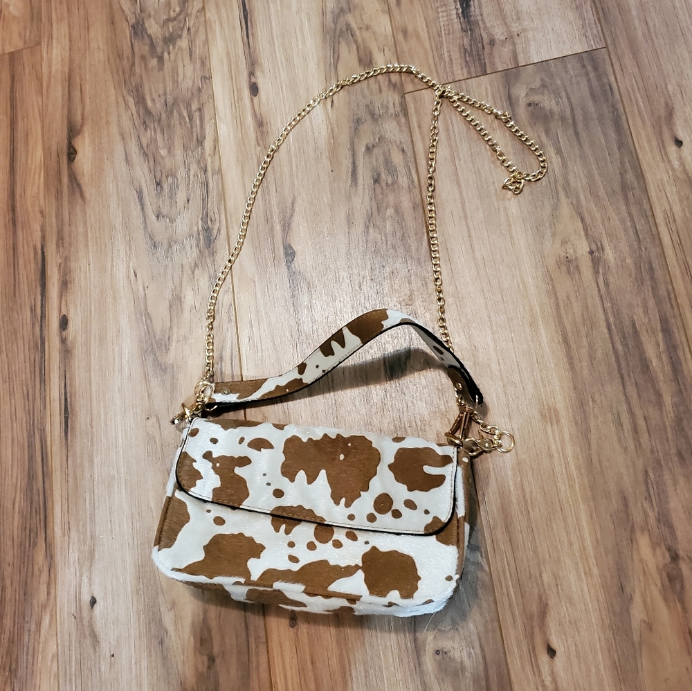 Cow Print Purse